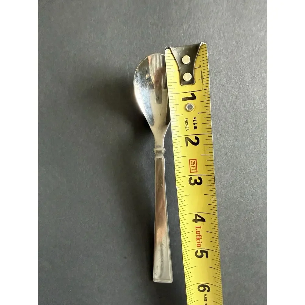 Vintage Rogers Korea Stainless Demitasse Espresso Spoon MCM Flatware